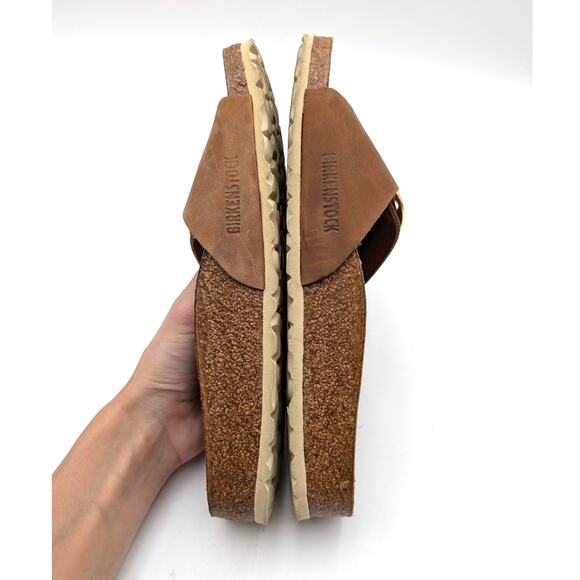 Birkenstock Madrid Big Buckle Sandals Unisex Cognac Size W8/M6 EU39 - Picture 5 of 13